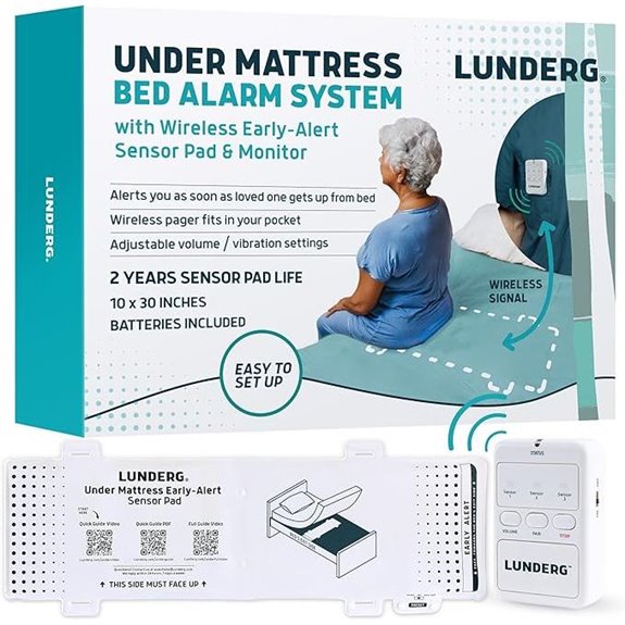 Lunderg Bed Alarm for Elderly and Dementia Patients