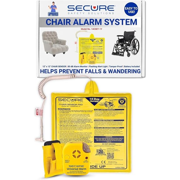 Elderly Chair Alarm for Fall & Wander Prevention