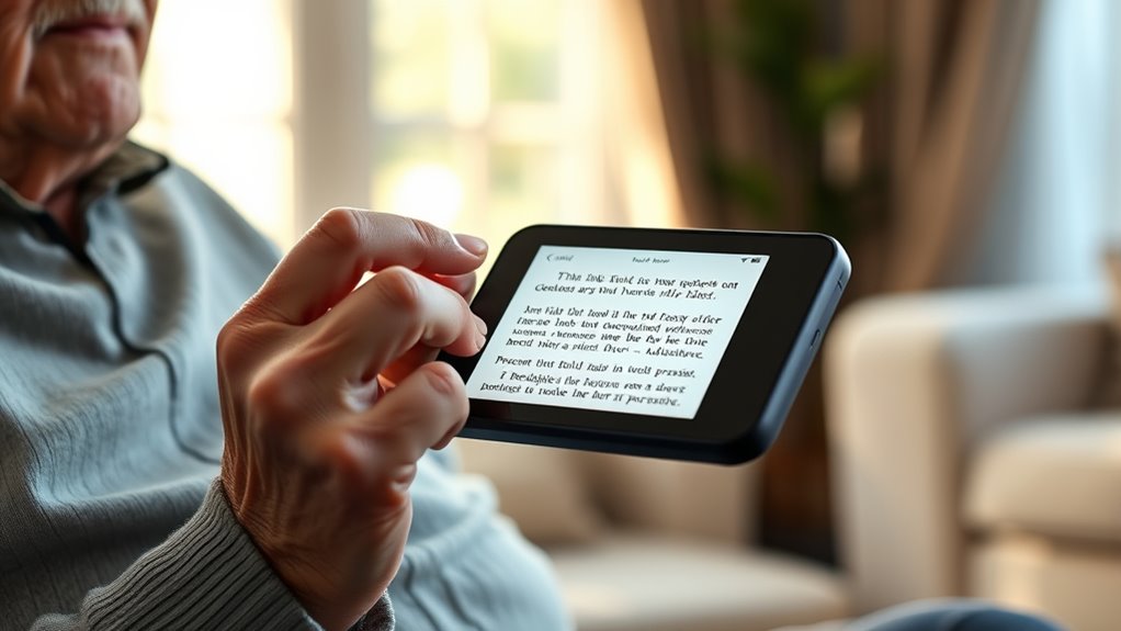 elderly magnifier selection criteria