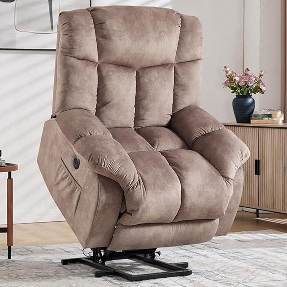 CANMOV Power Lift Recliner for Elderly with Overstuffed Design