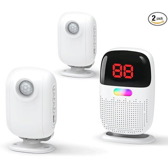 Elderly Bed Alarm with Caregiver Pager and Motion Sensors