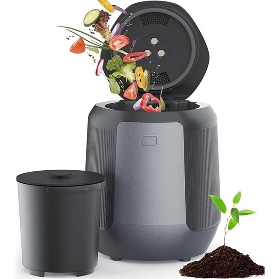 Electric Kitchen Composter with Charcoal Filter