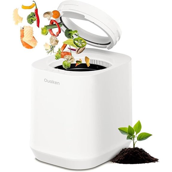 4L Electric Kitchen Compost Bin with Odor Control