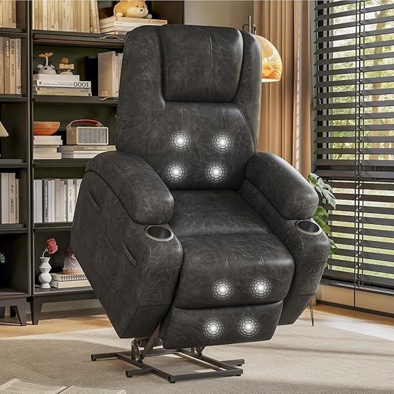 Electric Power Lift Recliner Chair with Massage