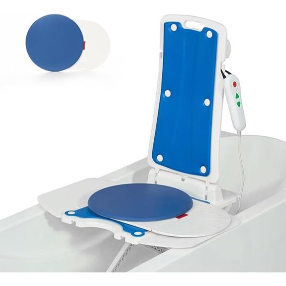 Electric Lift Shower Chair with Swivel Plate