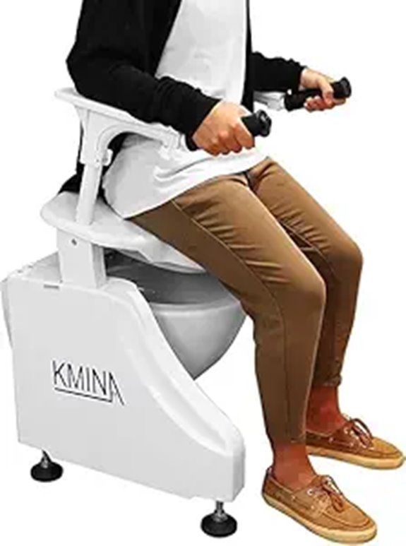KMINA Electric Toilet Seat Riser with Handles