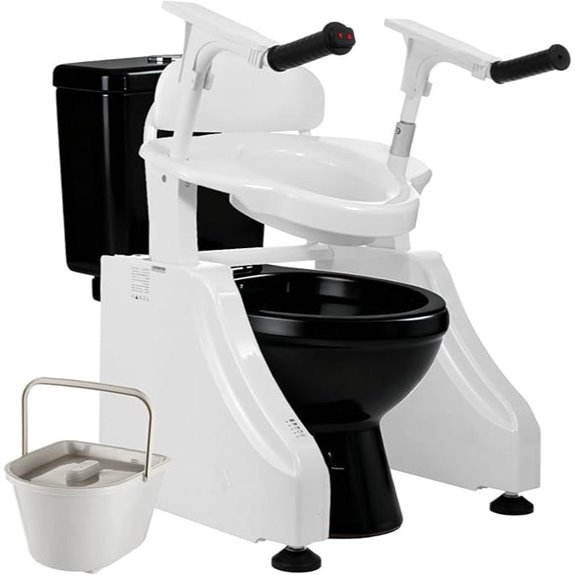 Deluxe 3-in-1 Elevated Toilet Seat with Lift