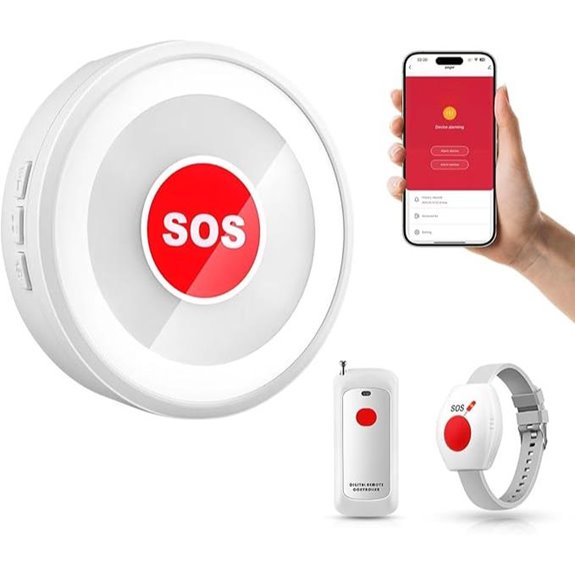 Caregiver Life Alert System with Call Buttons