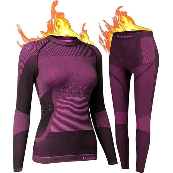 UniqueBella Women's Thermal Base Layer Set