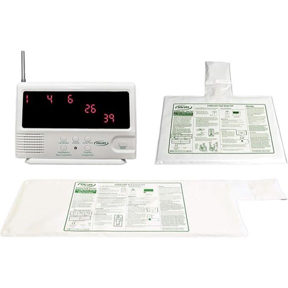 Fall Prevention Exit Alarm with Caregiver Pager
