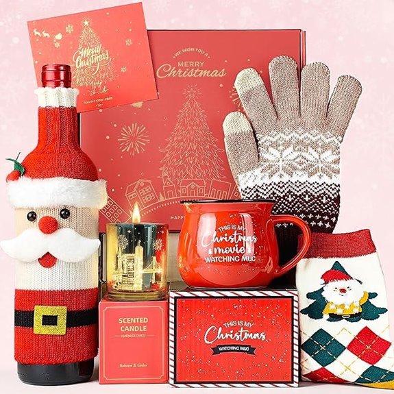 Christmas Gifts for Women - Holiday Mug & Basket Set