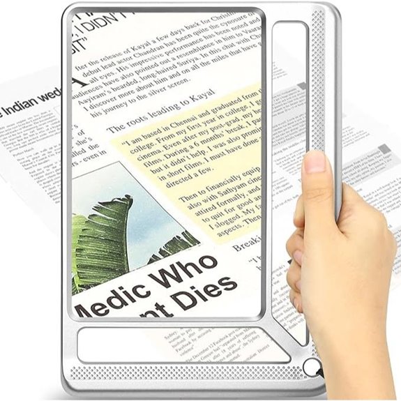5X Full Page Magnifying Glass for Reading
