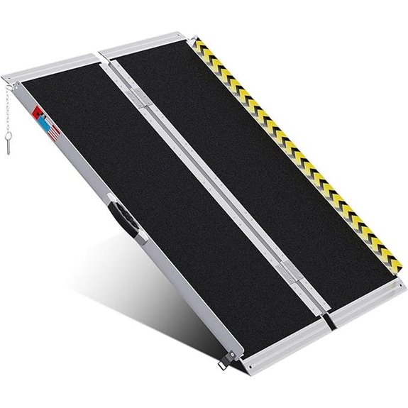 foldable aluminum wheelchair ramp