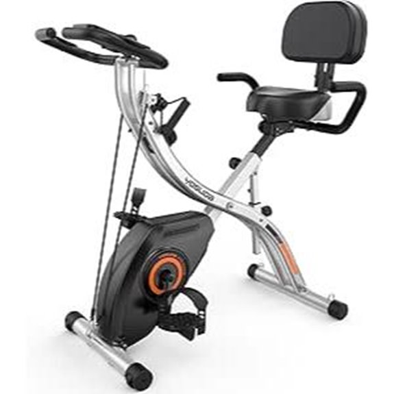 YOSUDA Folding Stationary Exercise Bike for Home