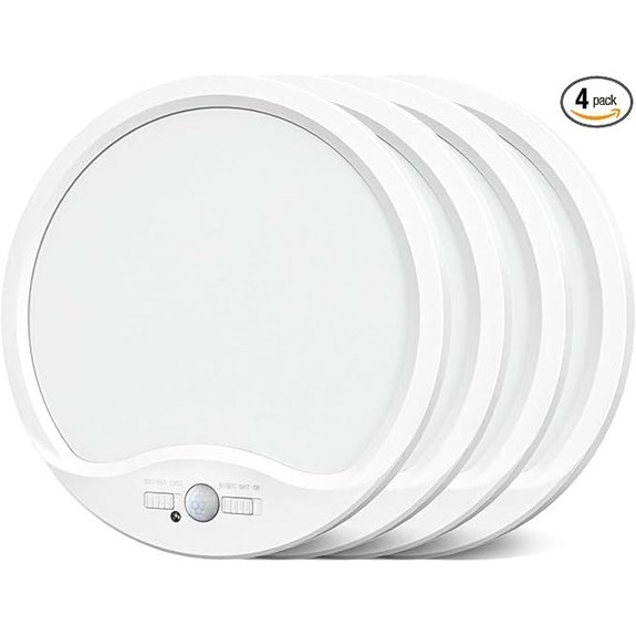 Zemty 4-Pack 9-inch Motion Sensor Ceiling Lights