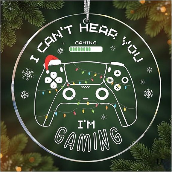 Gaming Christmas Ornaments 2025 Controller Gift