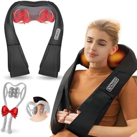Neck and Shoulder Massager with Heat for Adults