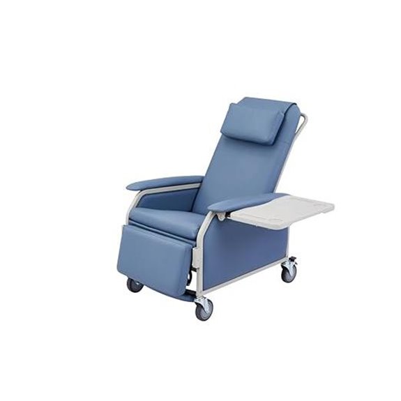Bariatric Geri Chair 500 lbs Capacity Recliner on Wheels