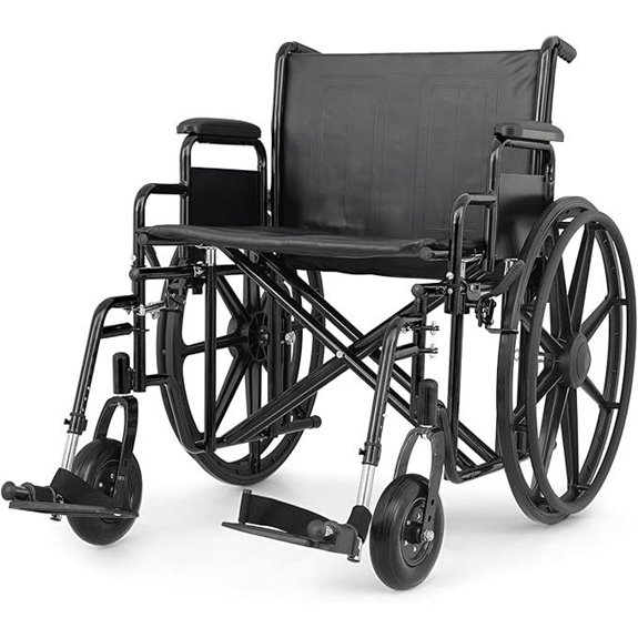 Magshion Heavy-Duty Bariatric Wheelchair 500 lb Capacity