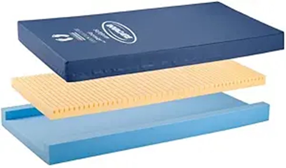 Invacare Premier Hospital Bed Mattress with Side Support