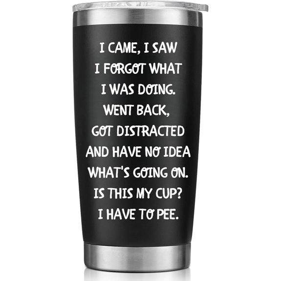 Funny Christmas Tumbler Gift for Adults