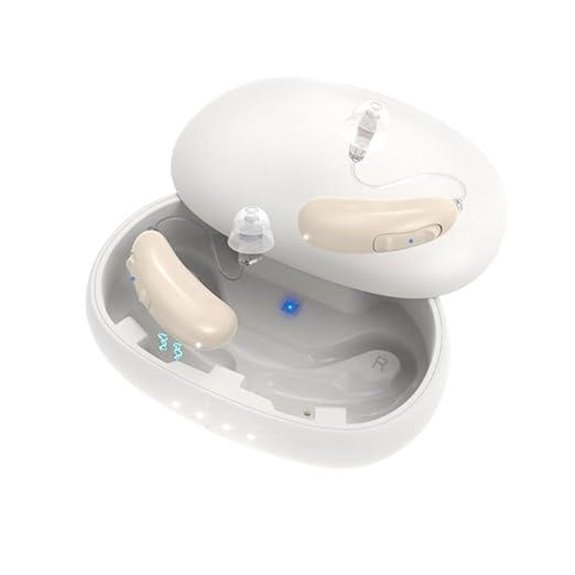 Rechargeable Invisible OTC Hearing Aids with Bluetooth