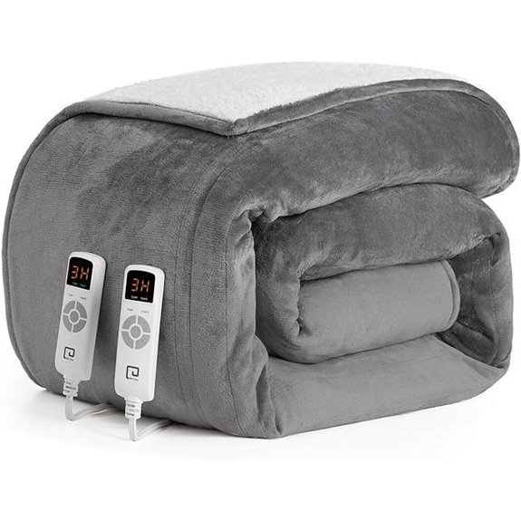 EHEYCIGA Heated Blanket King Size with Dual Control