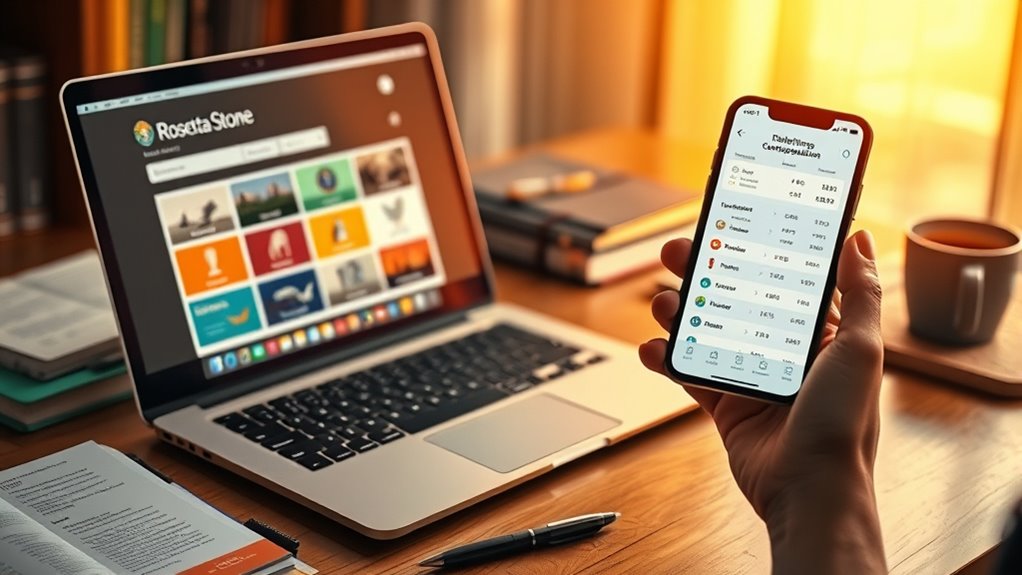 language options and features