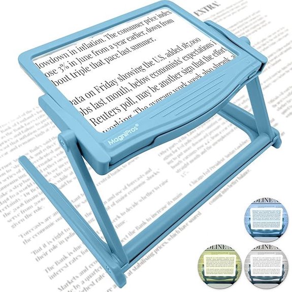 large led hands free magnifier