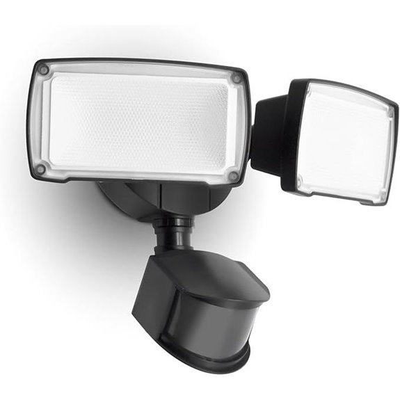 LUTEC 38W LED Motion-Activated Dual Floodlight