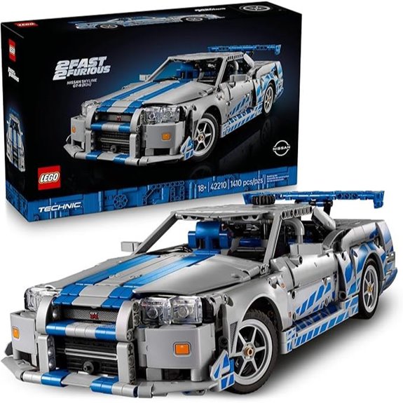 LEGO Nissan Skyline GT-R (R34) Drift Car Kit
