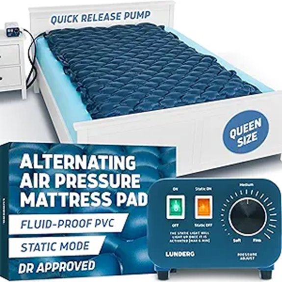 Lunderg Queen Air Pressure Mattress with Pump