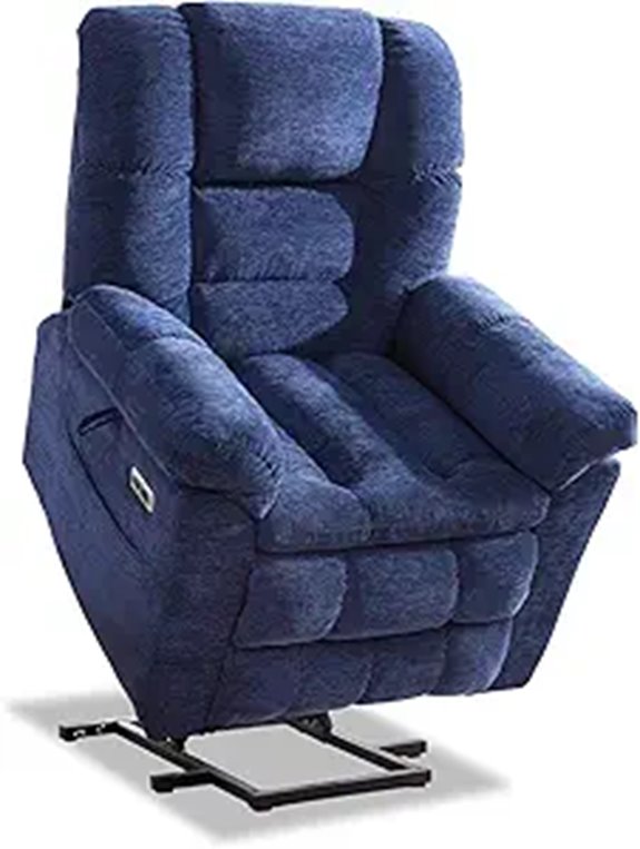 Triple Motor Power Recliner with Massage & Heat
