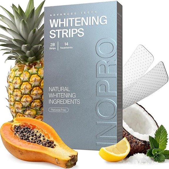 natural whitening strips kit