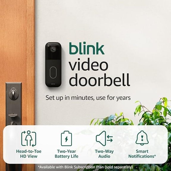 Blink Video Doorbell Newest Model with HD View