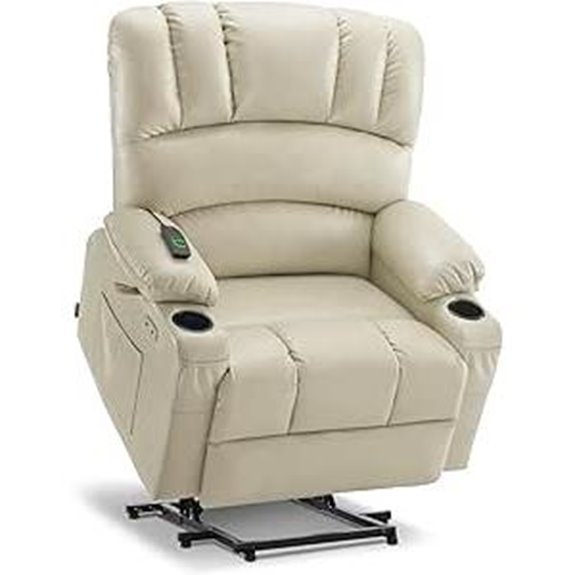 MCombo Oversized Lift Recliner with Heat Massage USB