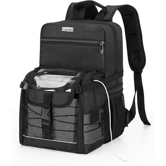CURMIO Travel Backpack for Portable Oxygen Concentrators