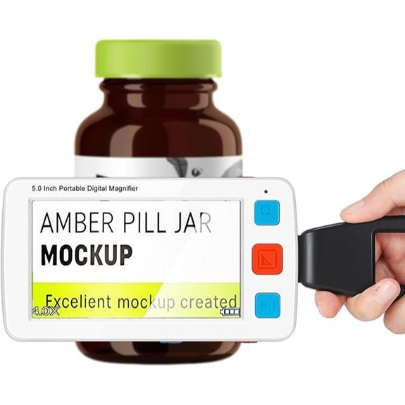 portable 5 inch magnifier