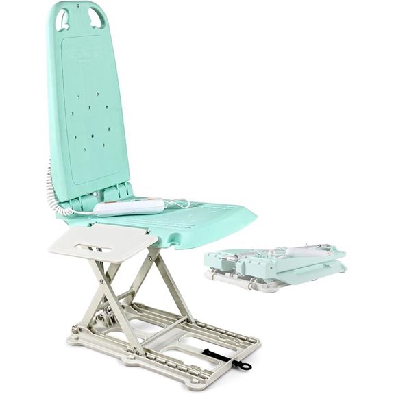 SuperHandy Portable Bath & Floor Lift (Aqua Blue)