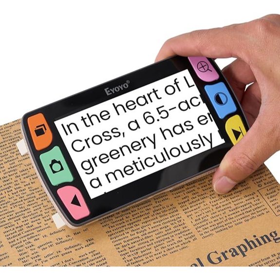 portable digital magnifier with zoom