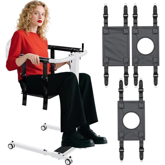 Portable Patient Lift Chair with Cushions
