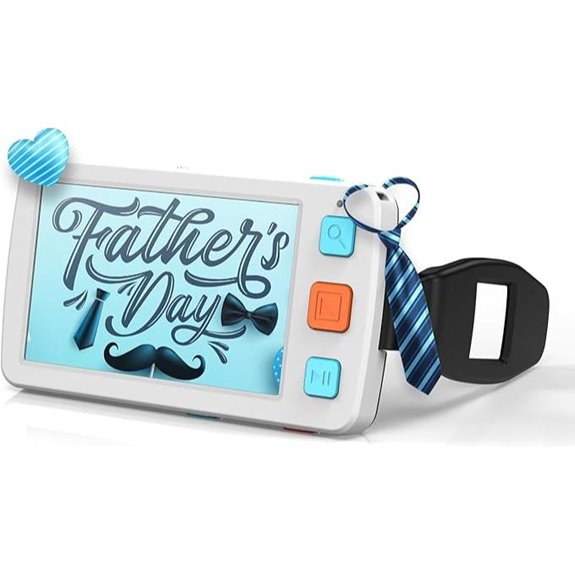 portable magnifier with color modes