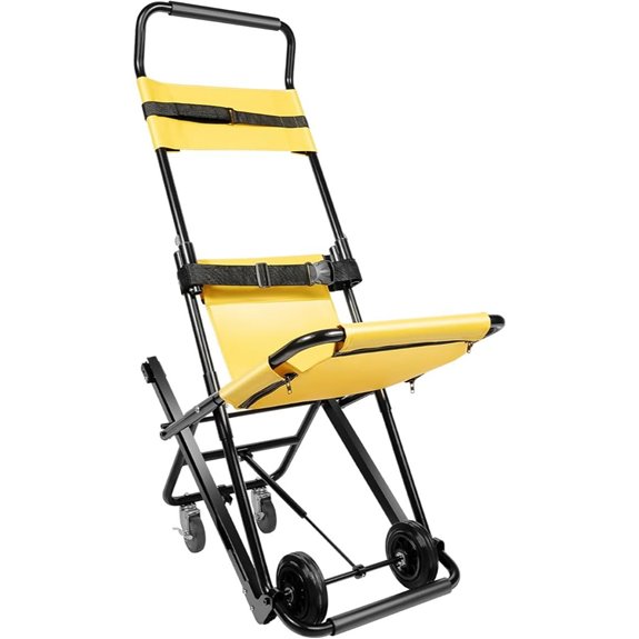 portable stair chair with belts