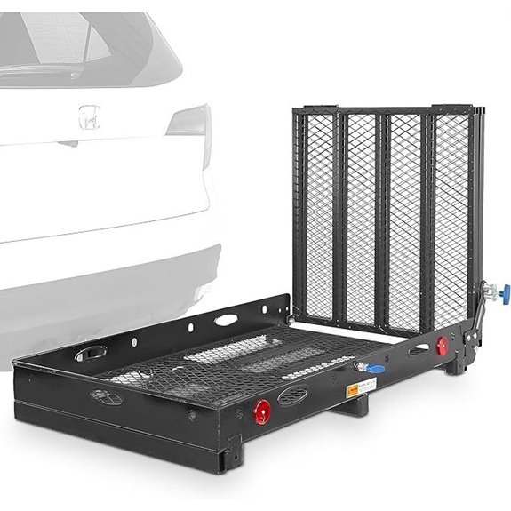 Silver Spring Folding Wheelchair Carrier with Ramp