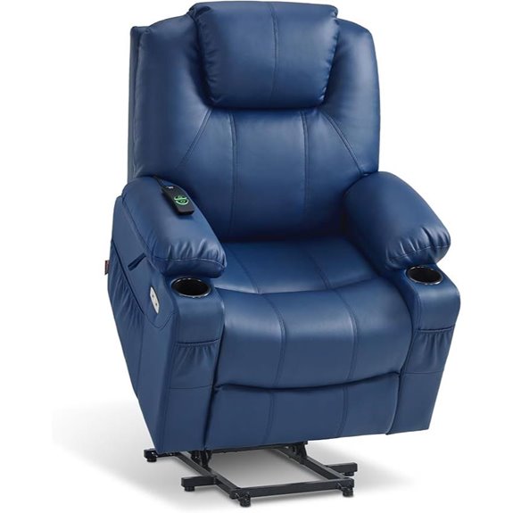 MCombo Power Lift Recliner Sofa with Massage & Heat