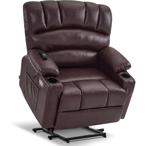 MCombo Power Lift Recliner Chair with Heat & Massage