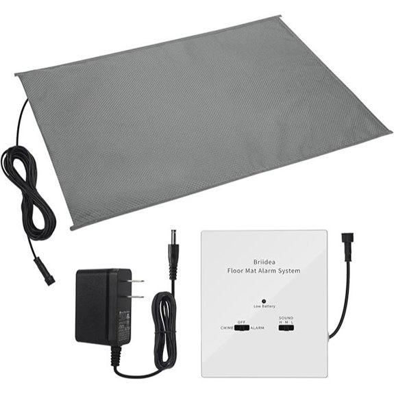 Briidea Pressure Alarm Mat for Home Security