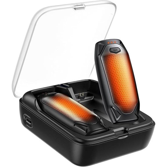 Kesguar Rechargeable Hand Warmers 2 Pack with Charging Case