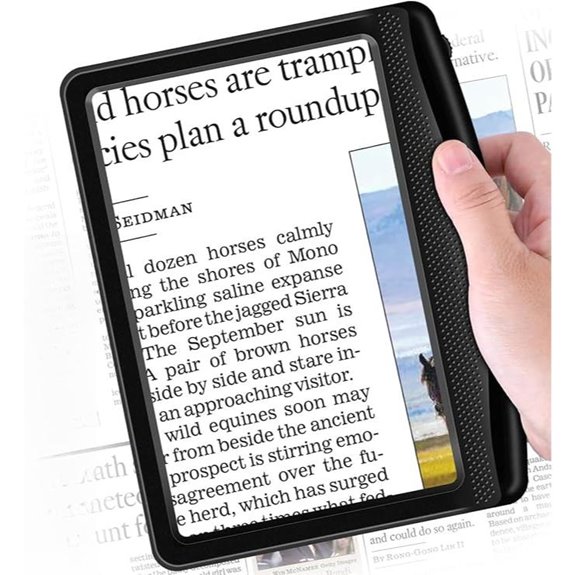 rechargeable lighted magnifier