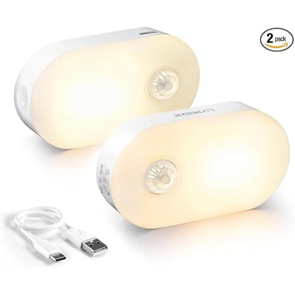 Lyridz Rechargeable Motion Sensor Night Light (2-Pack)